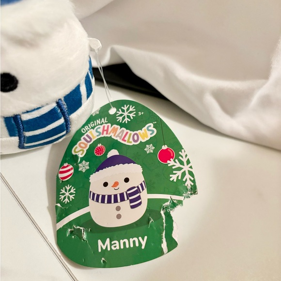 SQUISHMALLOWS CHRISTMAS DULCE THE PEPPERMINT CANDY AND MANNY THE SNOWMAN - Picture 7 of 7
